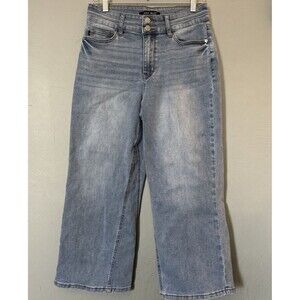 Judy Blue Jeans Women's  9/29 Mid Rise Wide Leg Cropped stretchy comfort JB88616